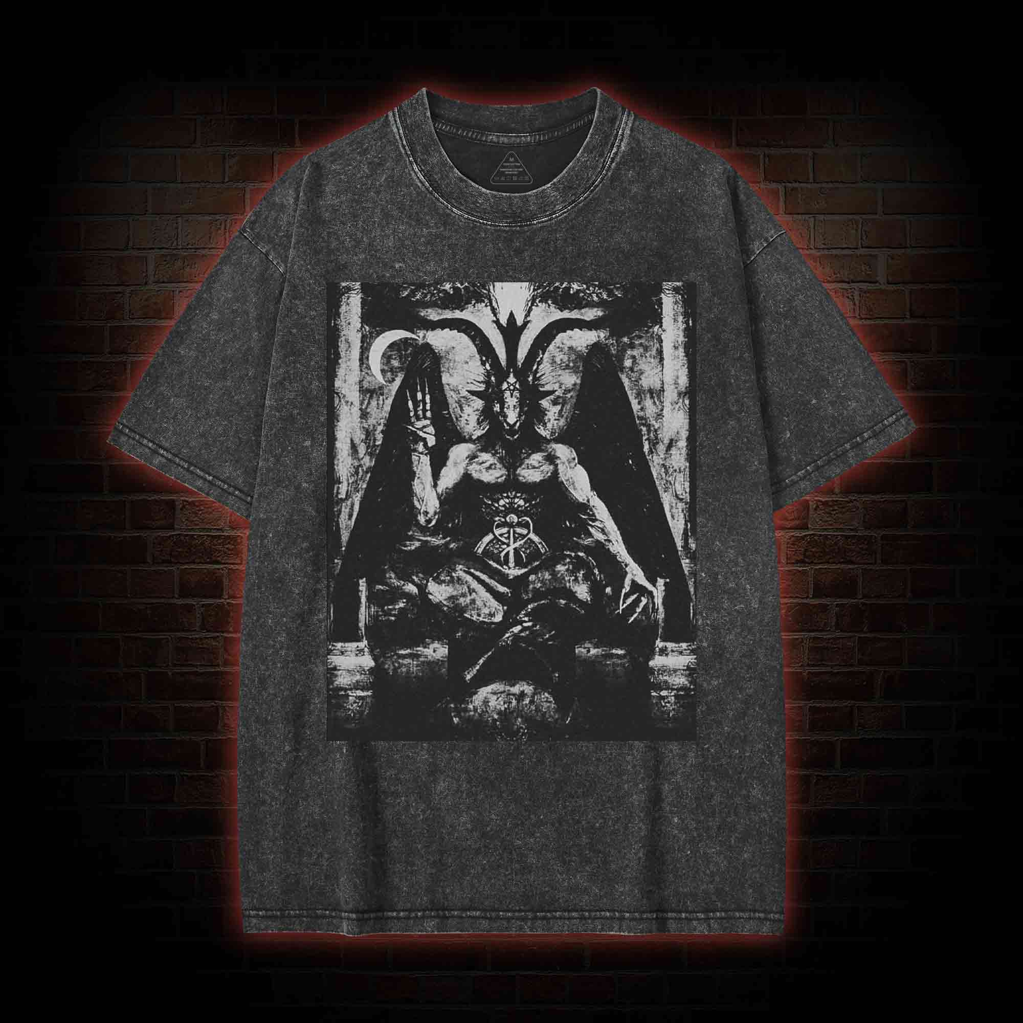 Demonic Goat Washed T-shirt