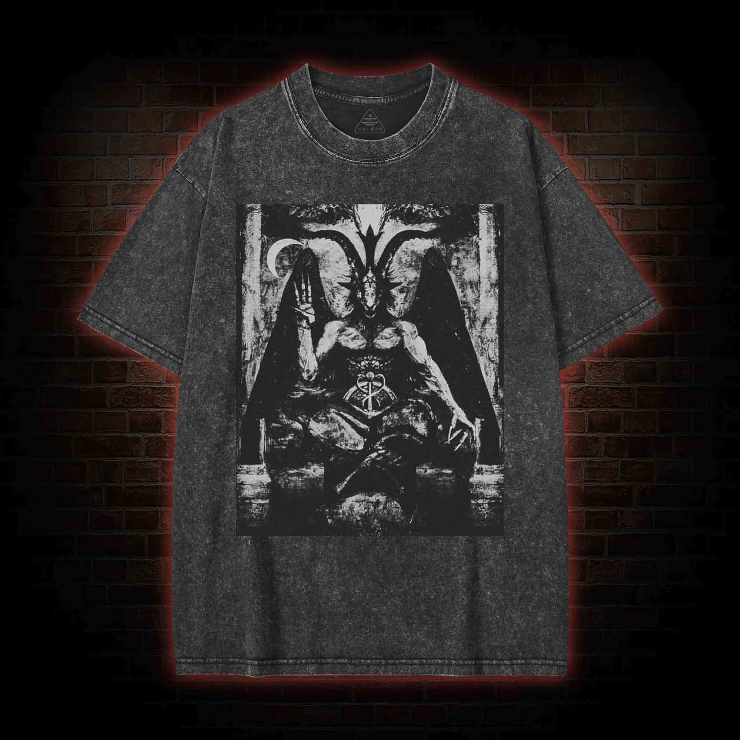 Demonic Goat Washed T-shirt