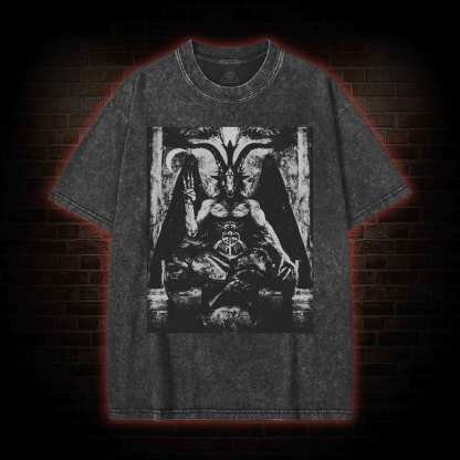 Demonic Goat Washed T-shirt