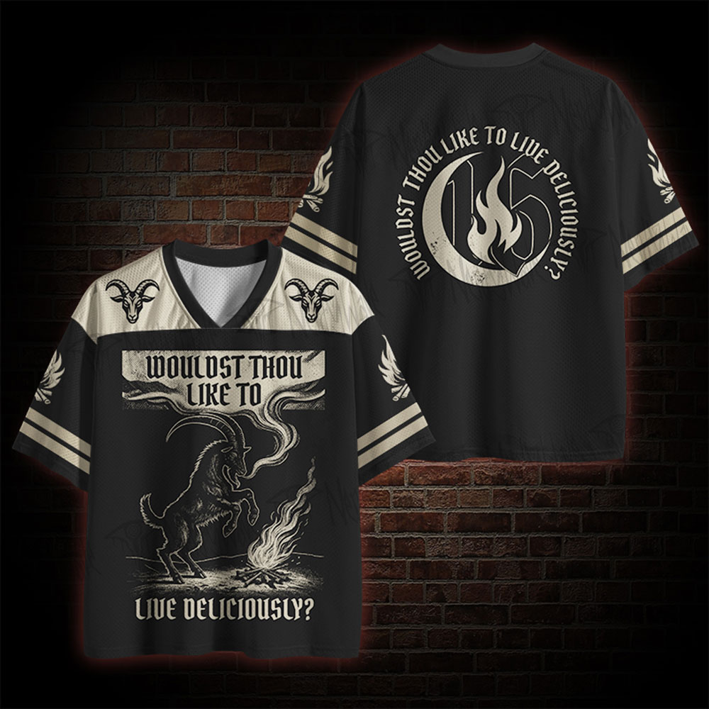 Live Deliciously? Goat Mesh Jersey