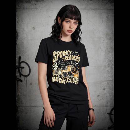 Spooky Readers Book Club Halloween T-shirt