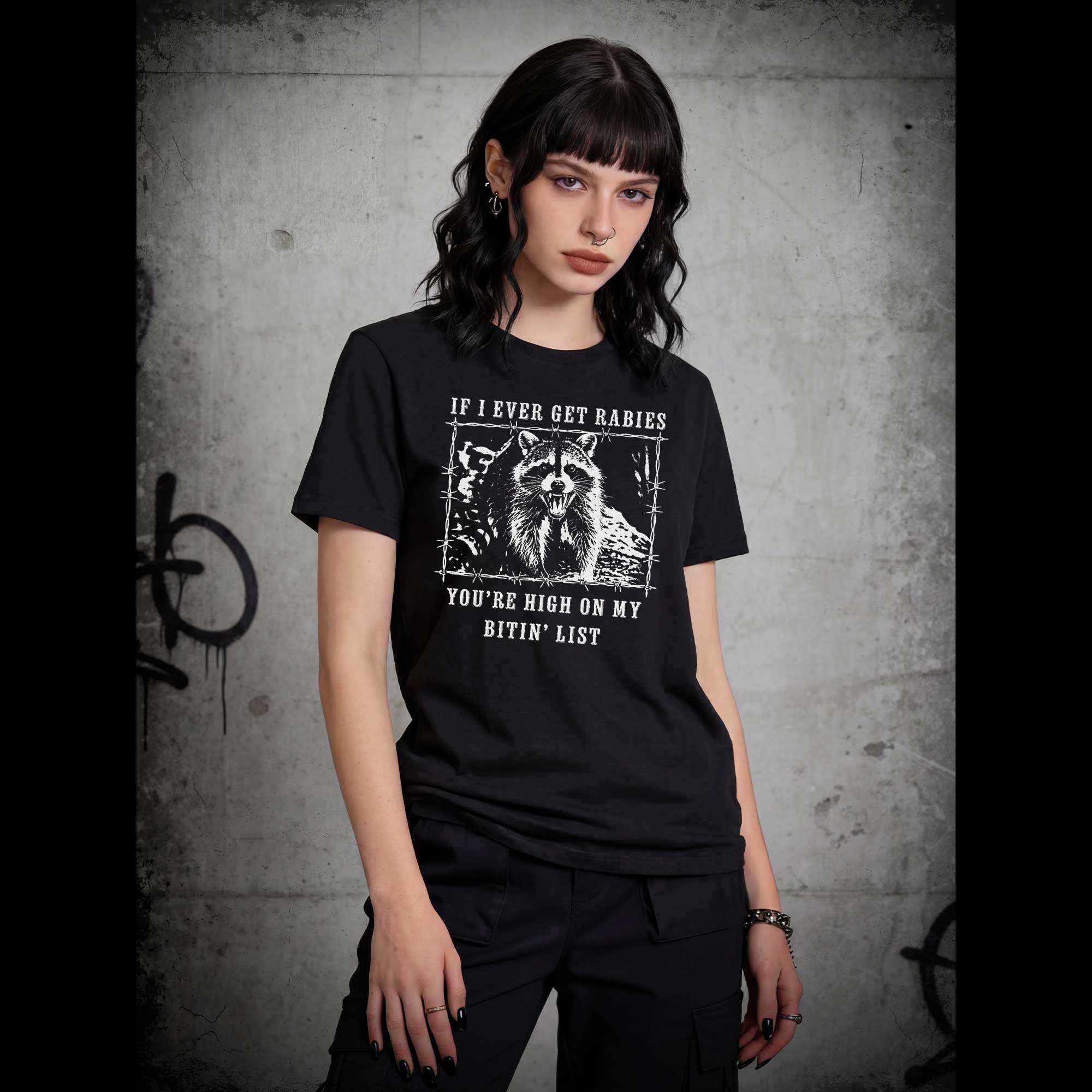 Funny Raccoon Rabies T-shirt