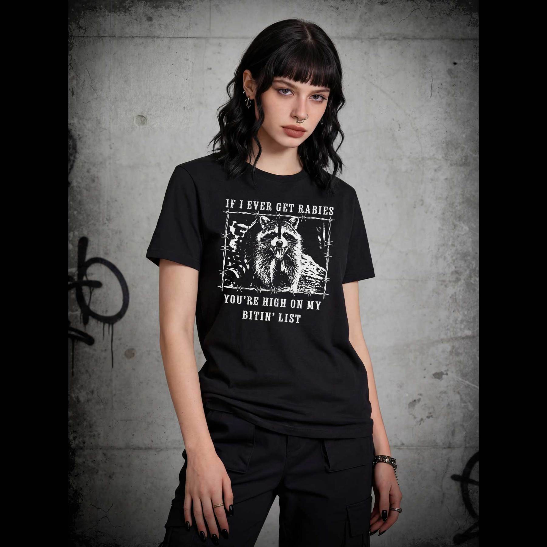 Funny Raccoon Rabies T-shirt