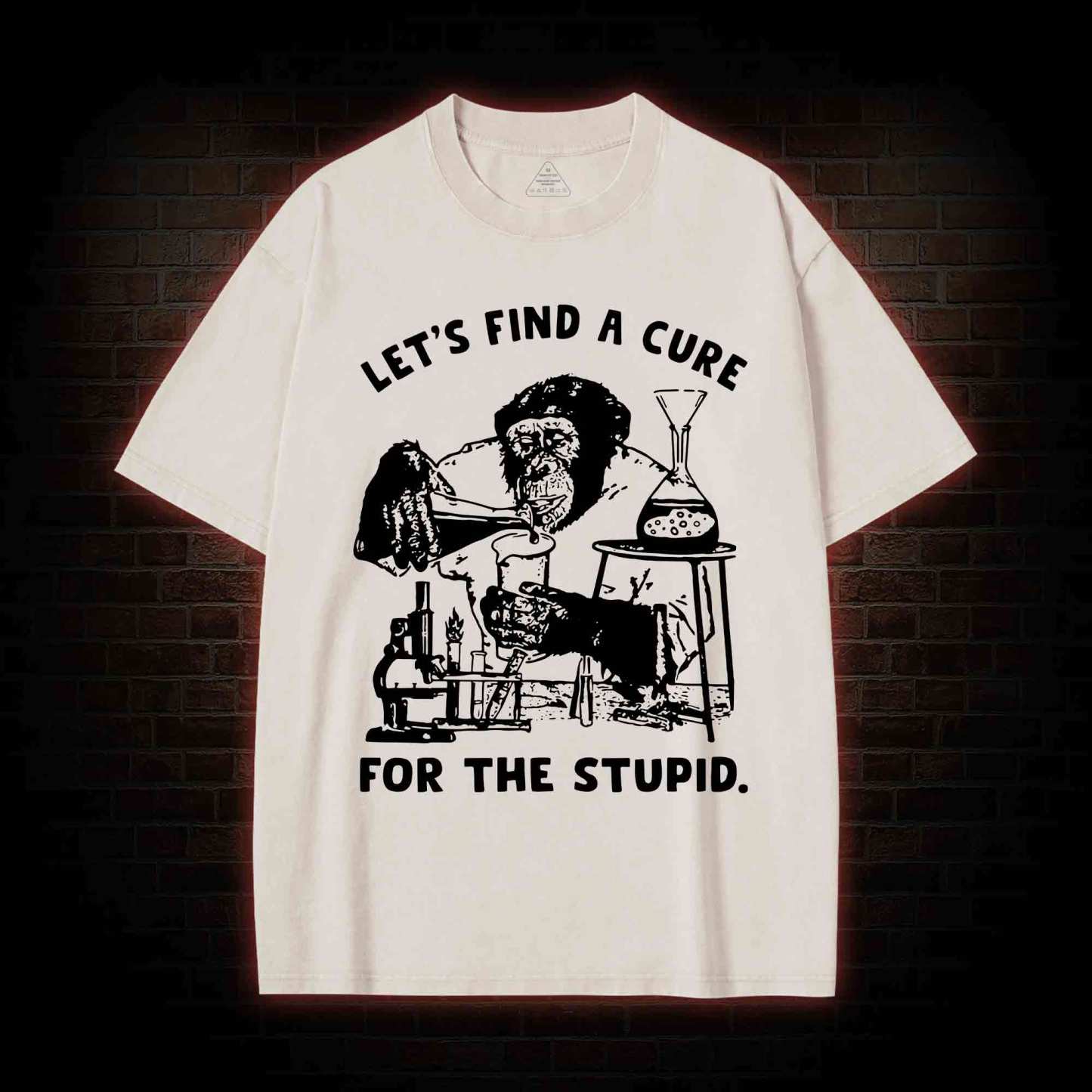 Let's Find A Cure Washed T-shirt