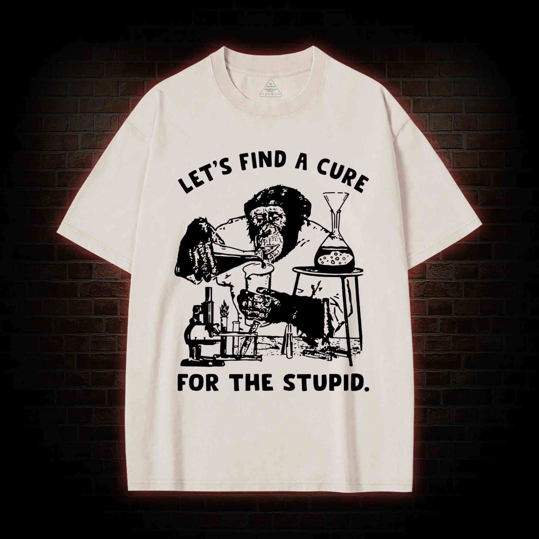 Let's Find A Cure Washed T-shirt