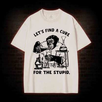 Let's Find A Cure Washed T-shirt