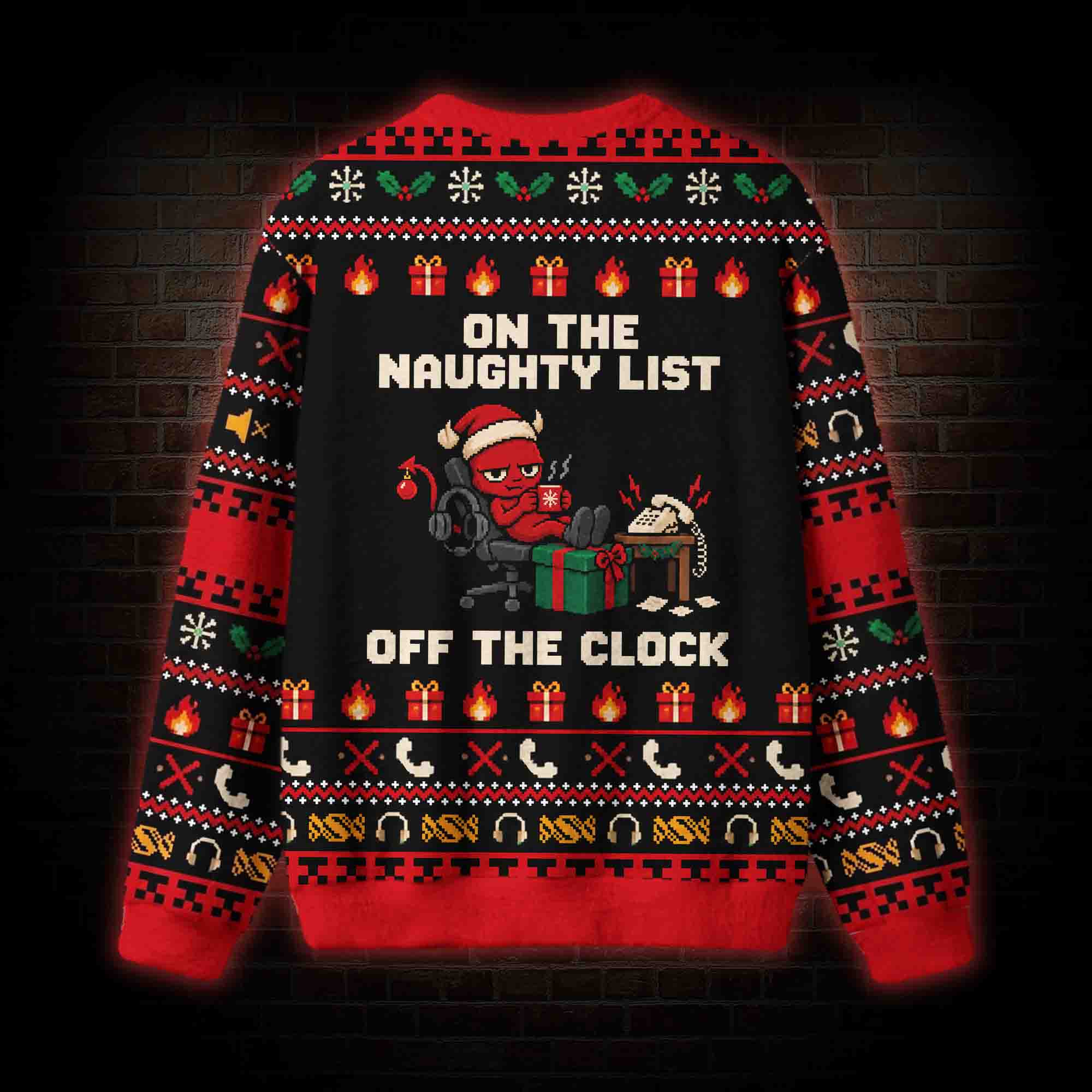 Holiday Support Offline Ugly Sweatshirts