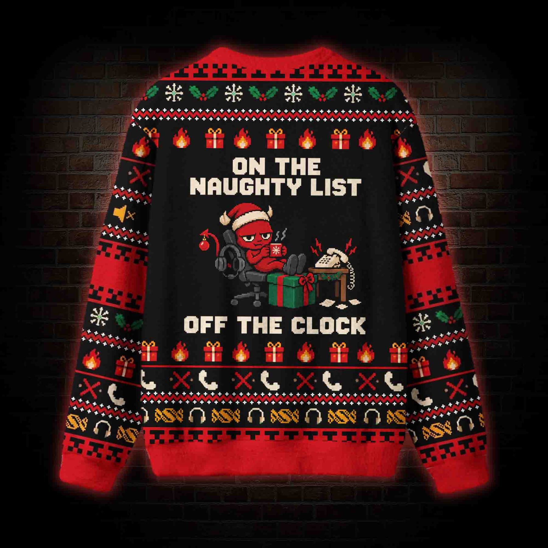 Holiday Support Offline Ugly Sweatshirts