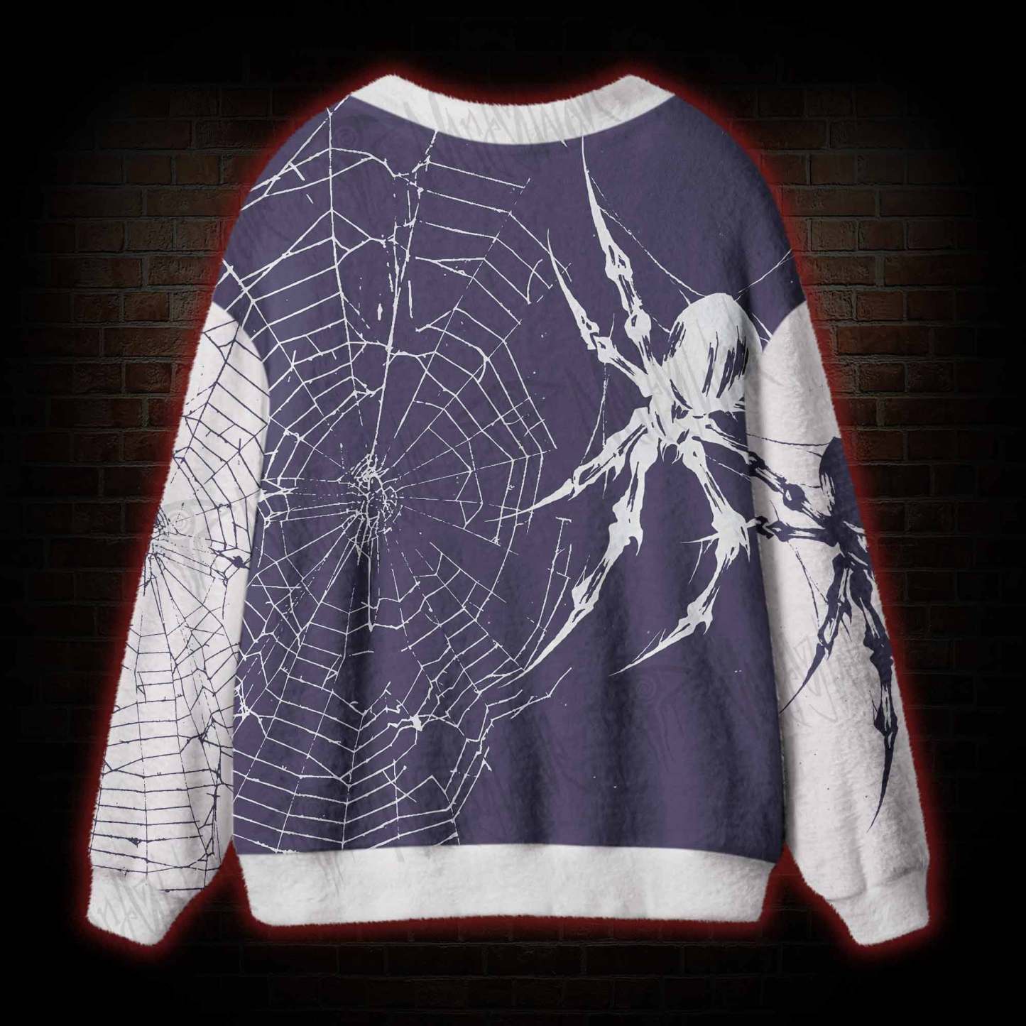 Violet Widow Web Cardigan Sweater