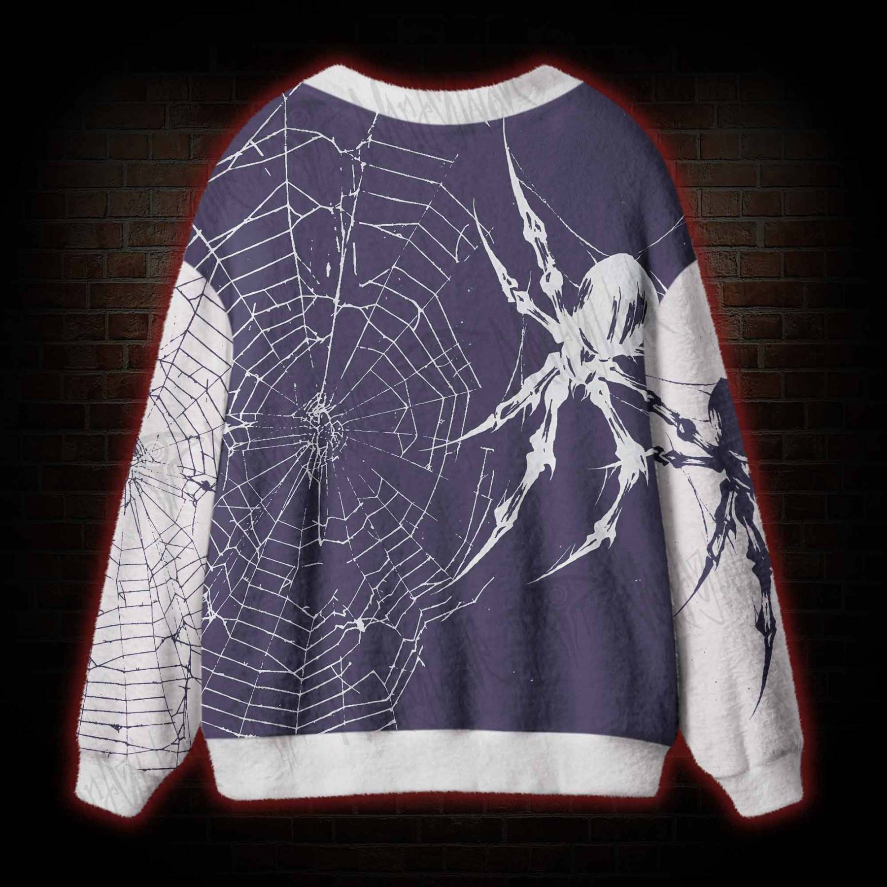 Violet Widow Web Cardigan Sweater