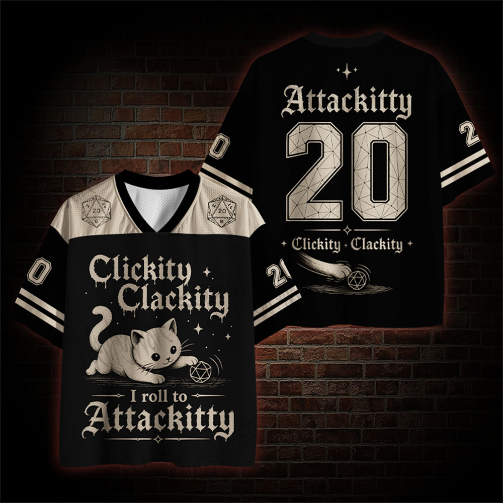 I Roll to Attackitty Mesh Jersey