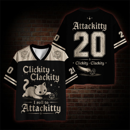 I Roll to Attackitty Mesh Jersey