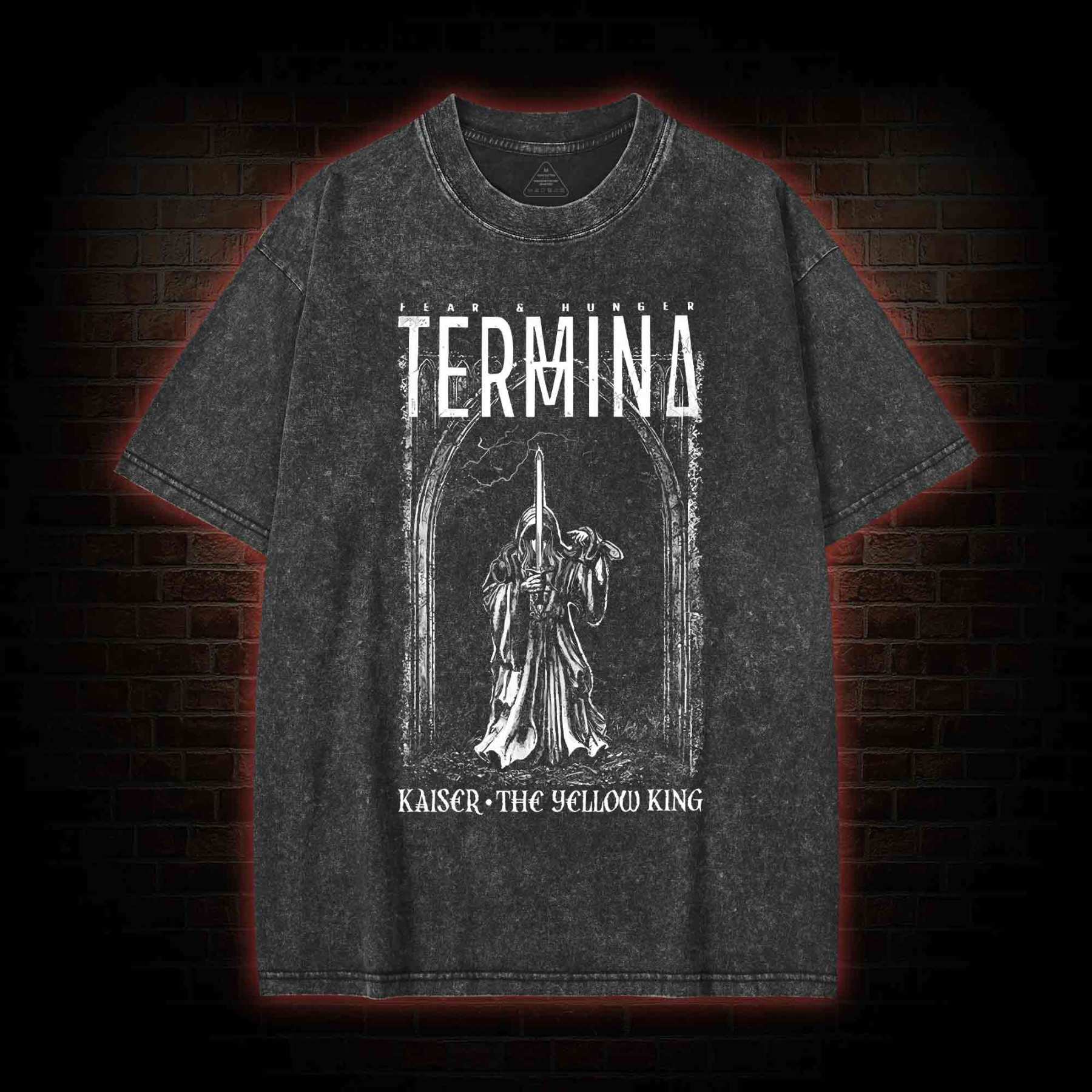 Termina Kaiser The Yellow King Washed T-shirt
