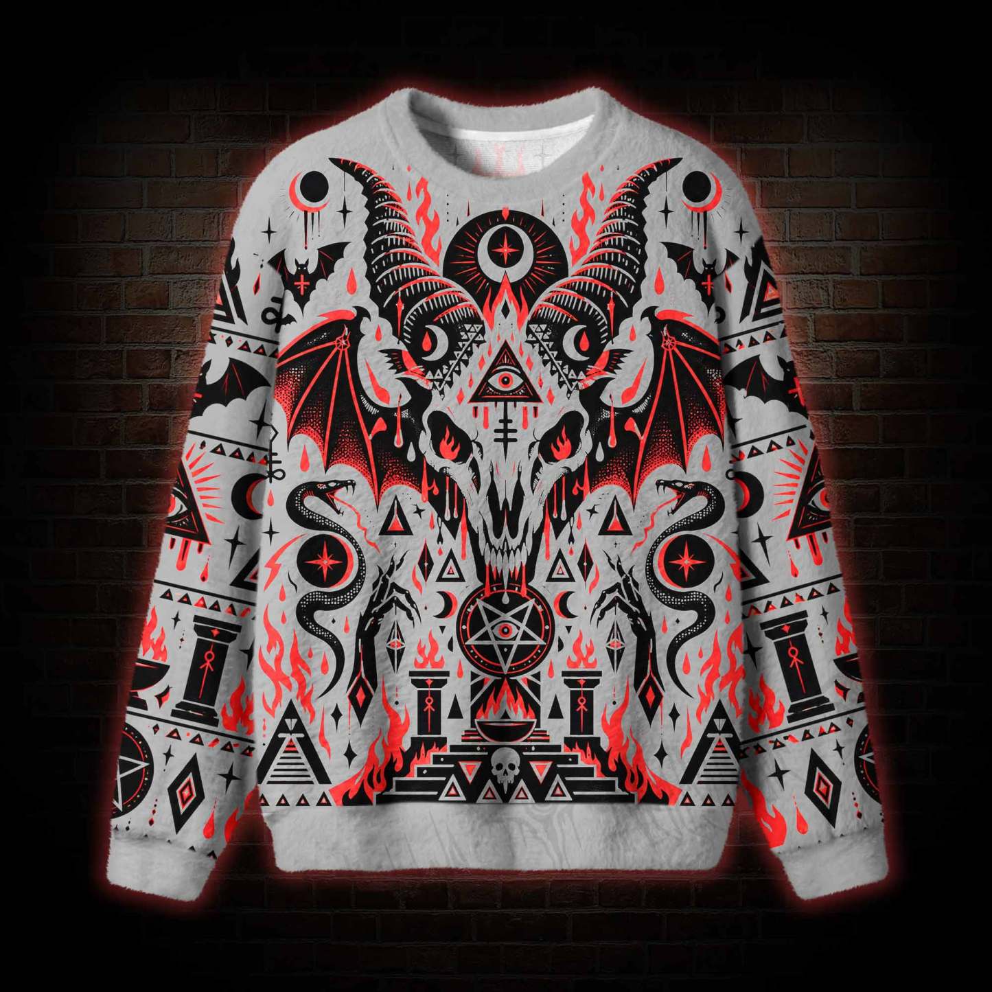 Baphomet's Ritual Ugly Sweatshirts