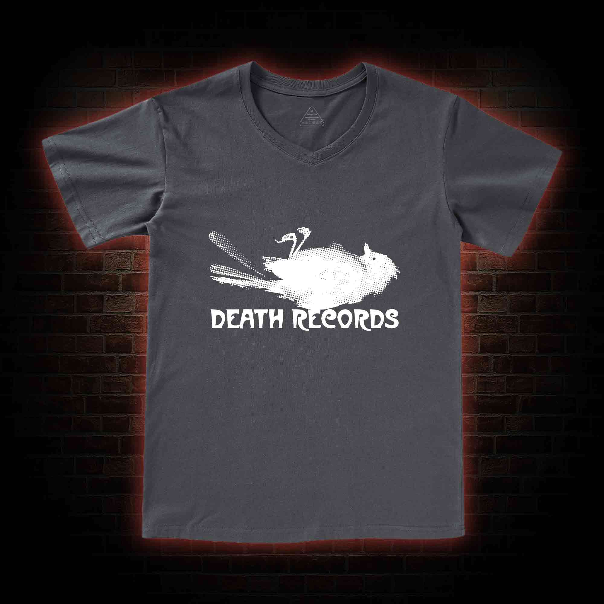 Death Records V-Neck Classic T-Shirt