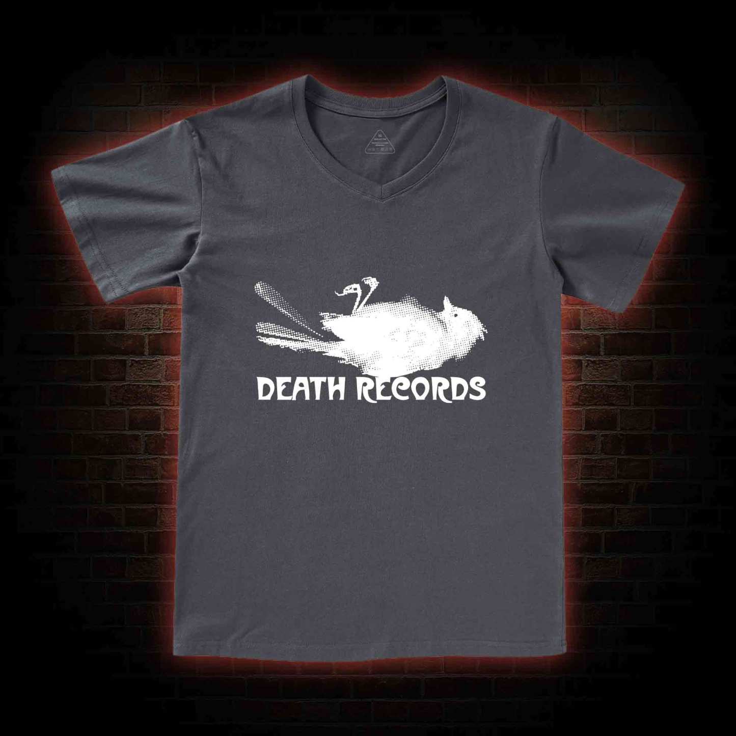 Death Records V-Neck Classic T-Shirt