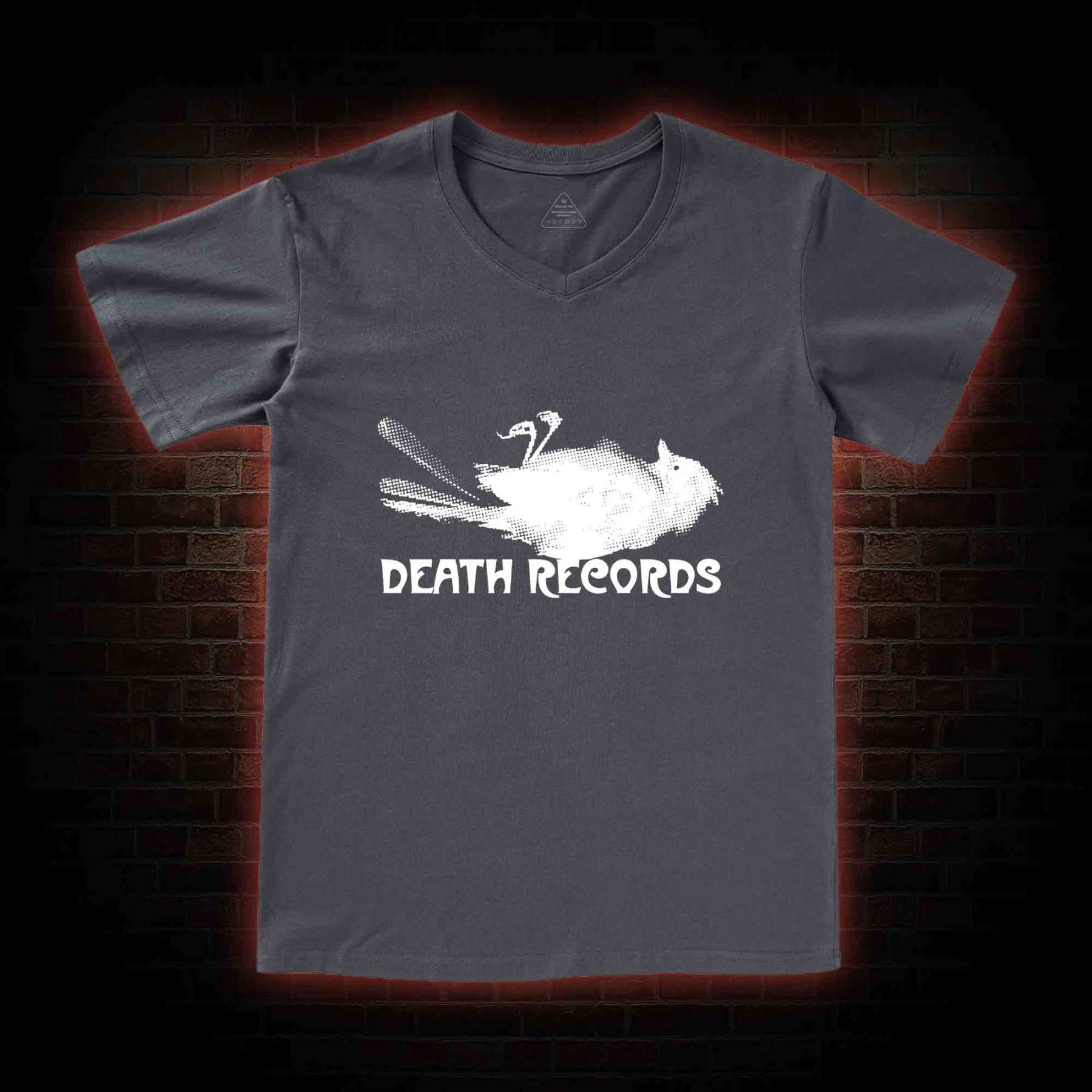 Death Records V-Neck Classic T-Shirt