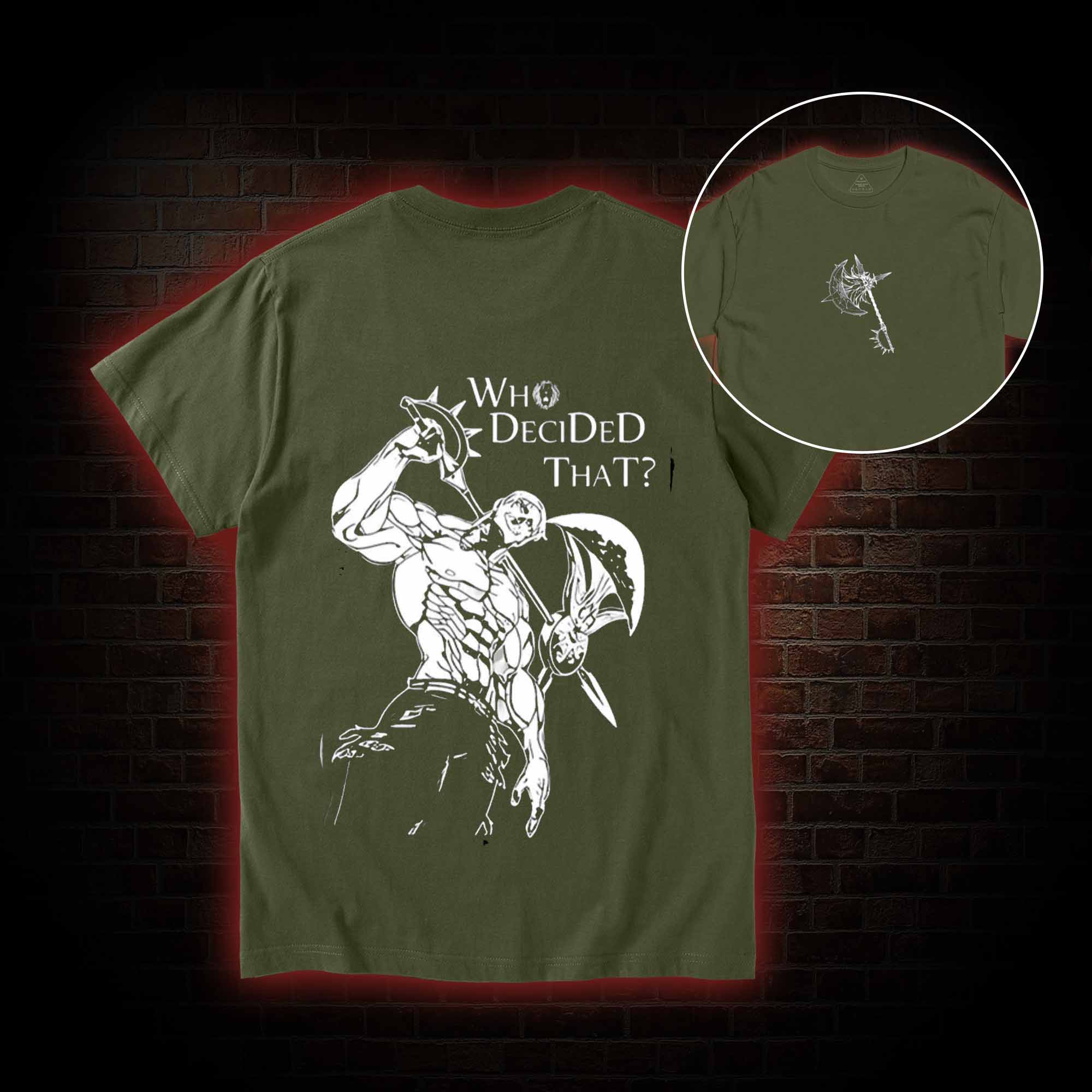 Who Decided that T-shirt