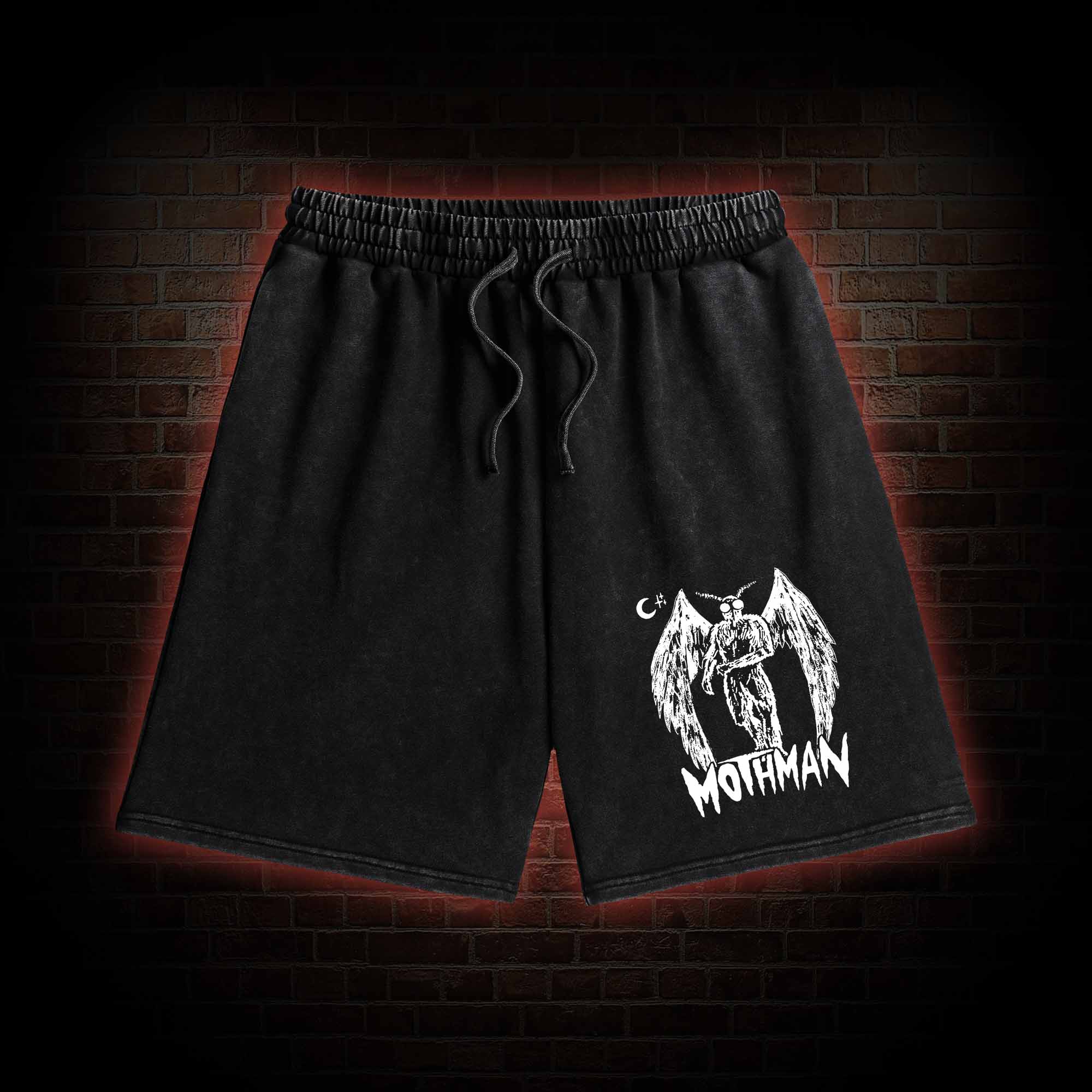 Mothman Washed Shorts