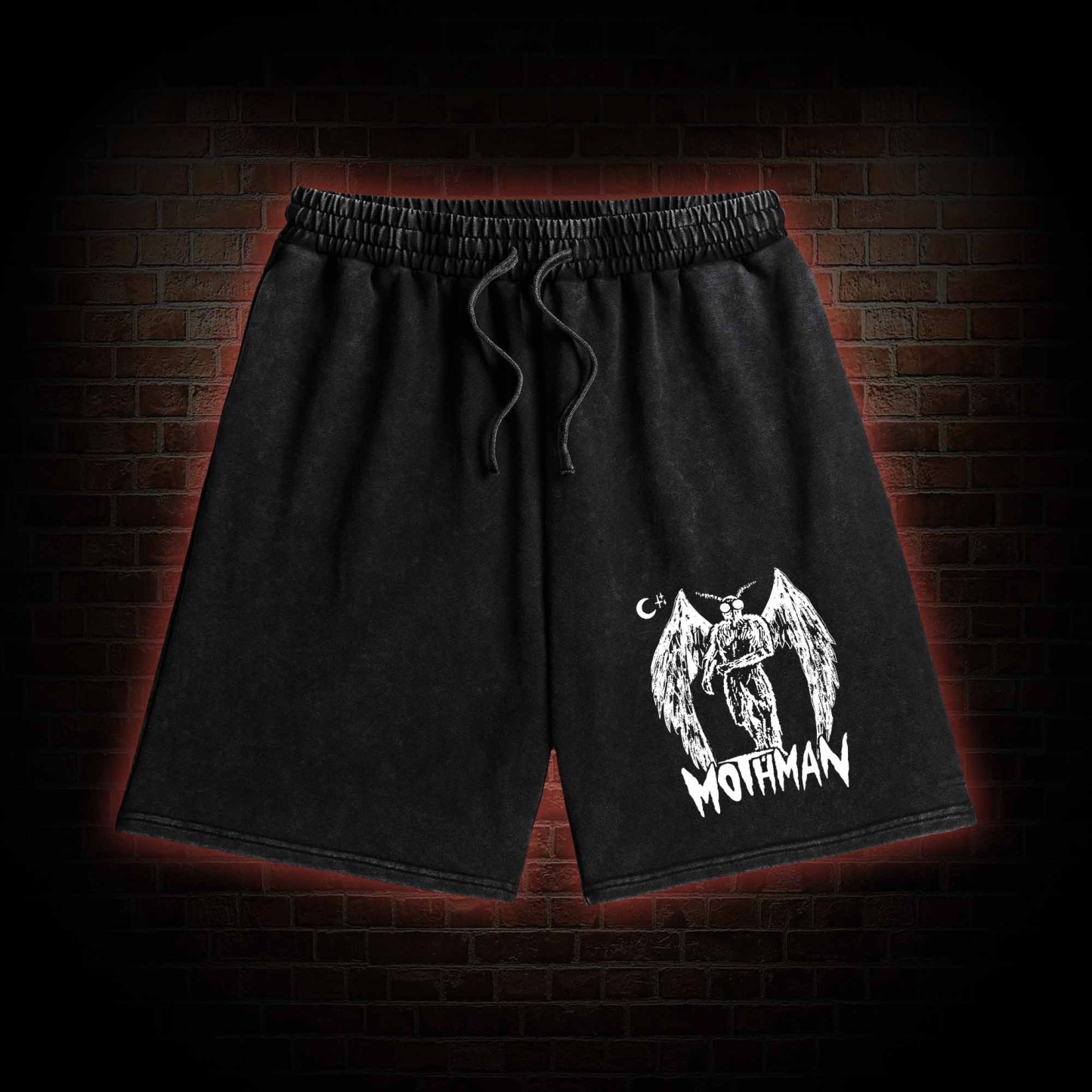  Mothman Washed Shorts