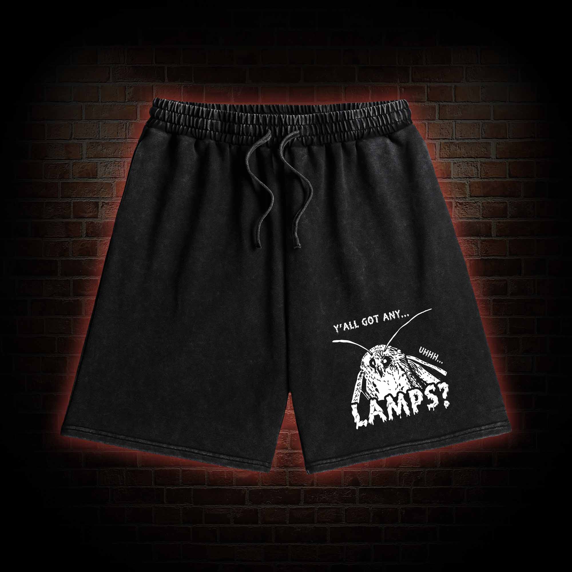 Y'all Got Any Lamps Washed Shorts