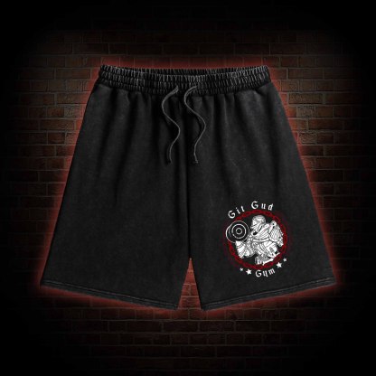 Git Gud Gym Washed Shorts