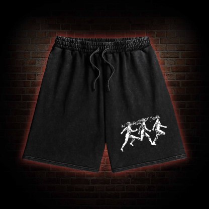 Run Washed Shorts