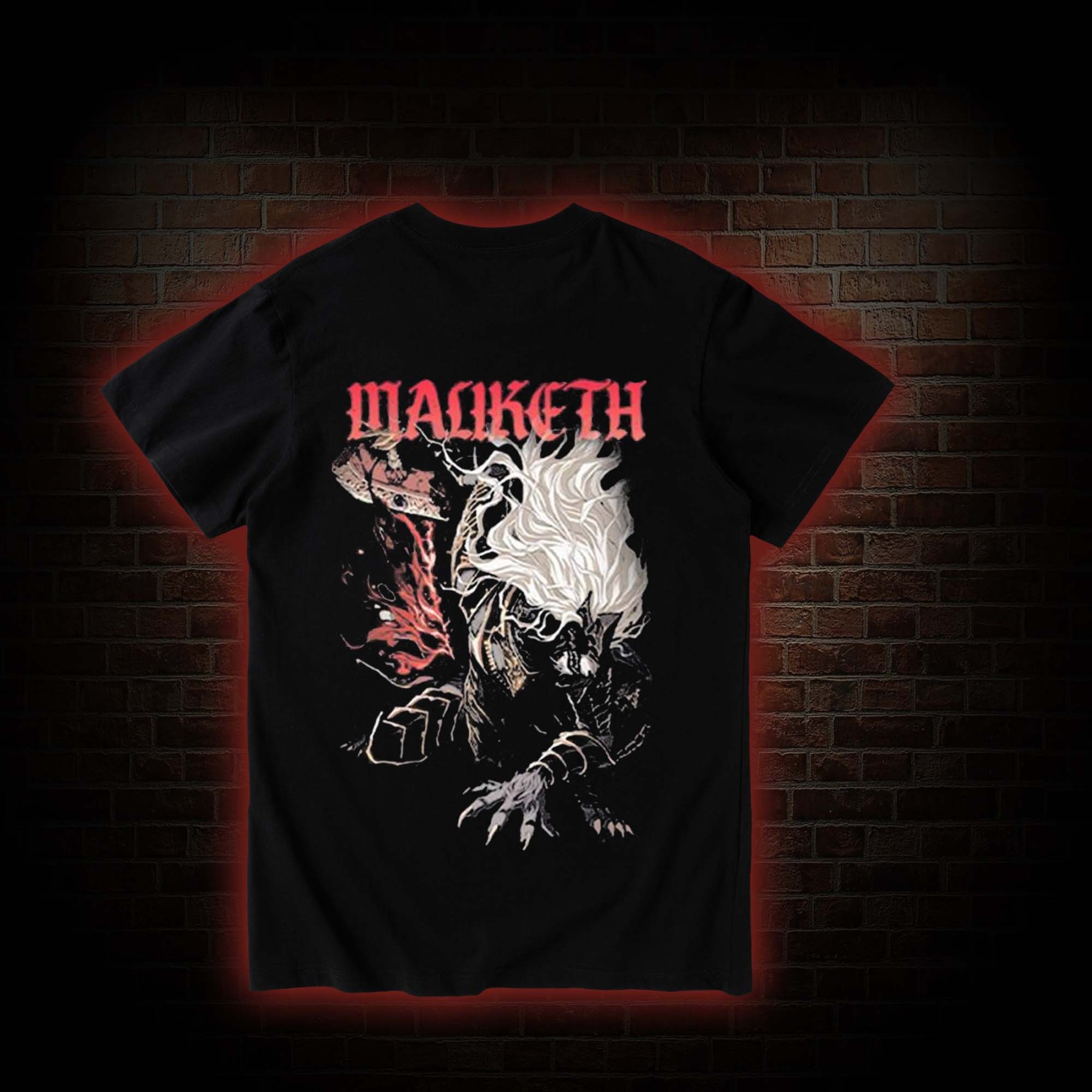 O, Death Become My Blade Once More Back Print T-Shirt