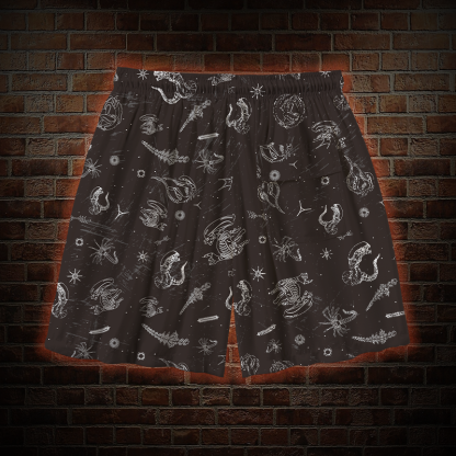 Aliens Mens Swim Trunks