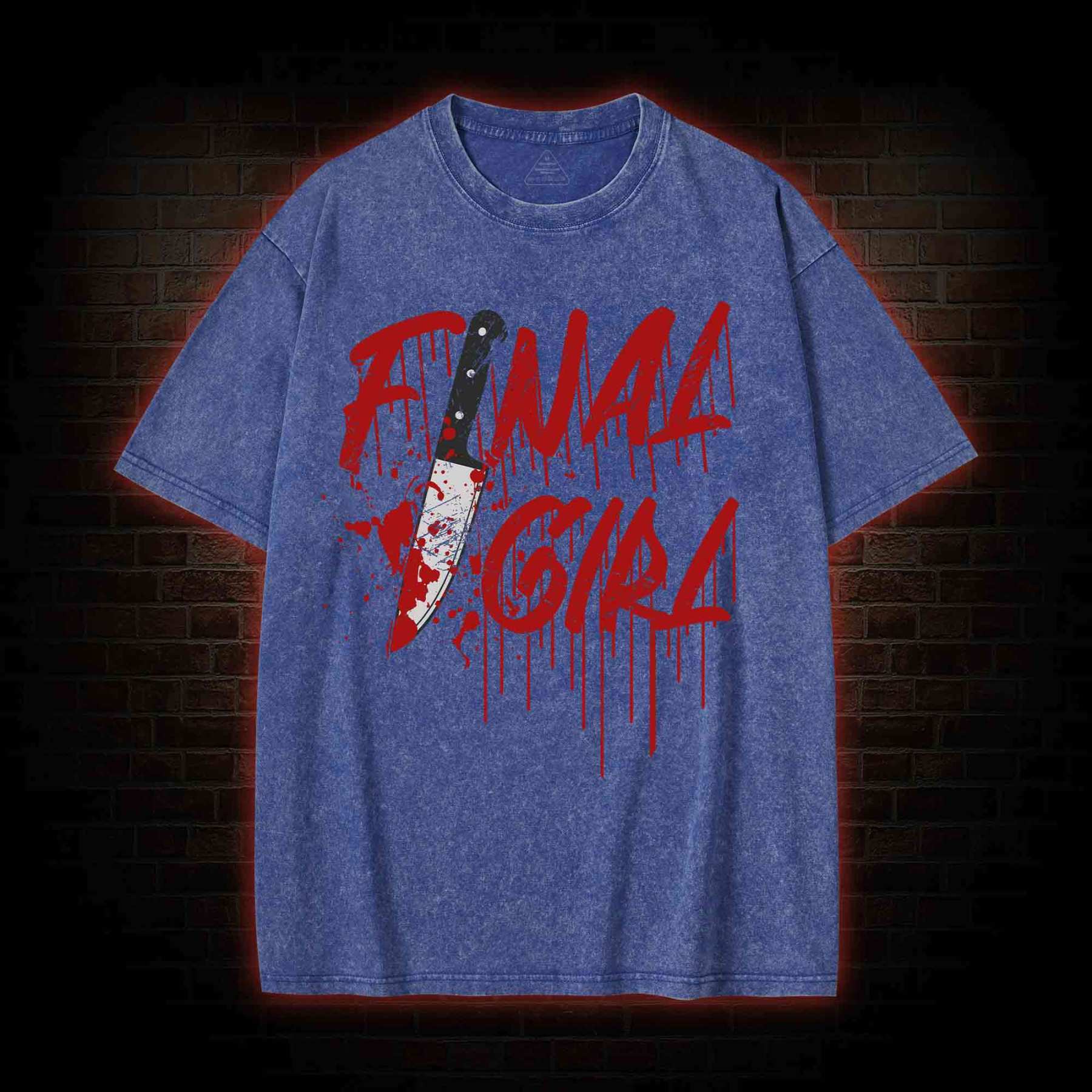 Final Boy&Girl Washed T-shirt