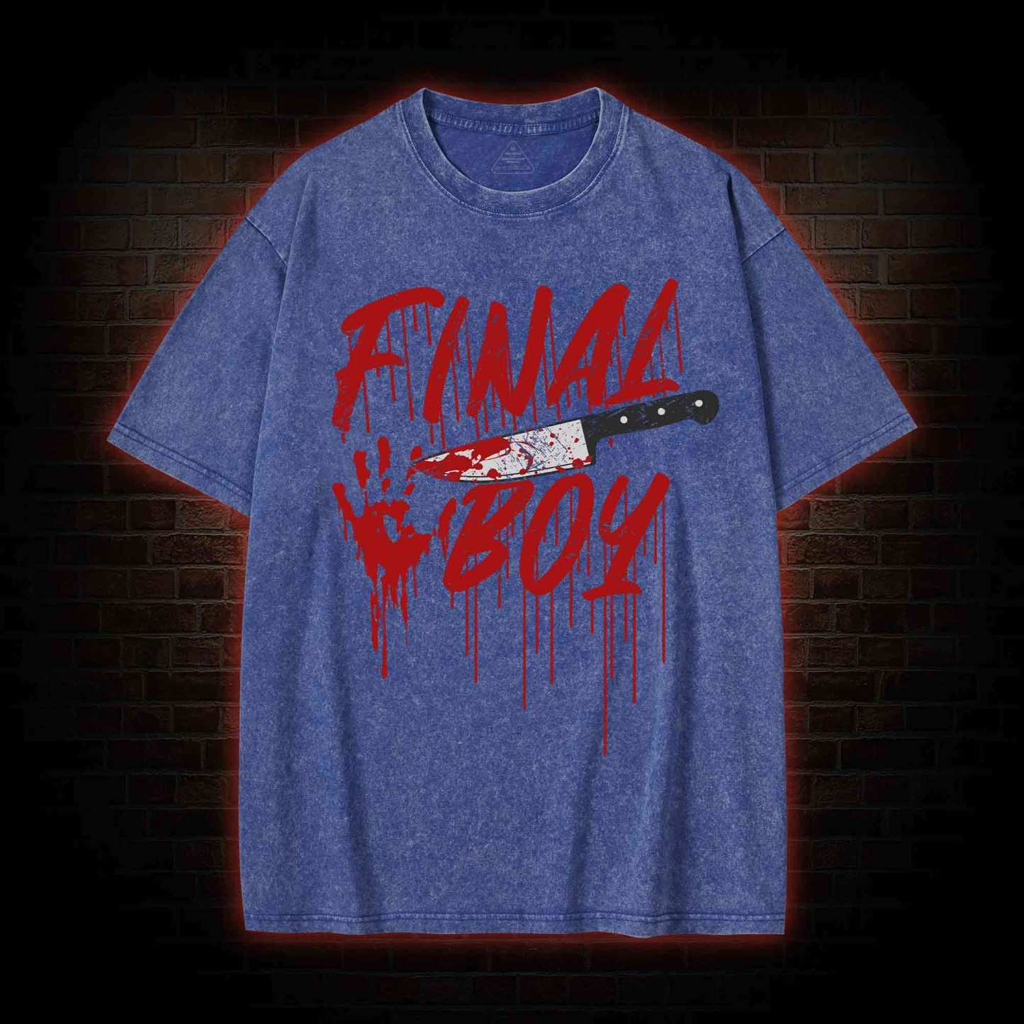 Final Boy&Girl Washed T-shirt