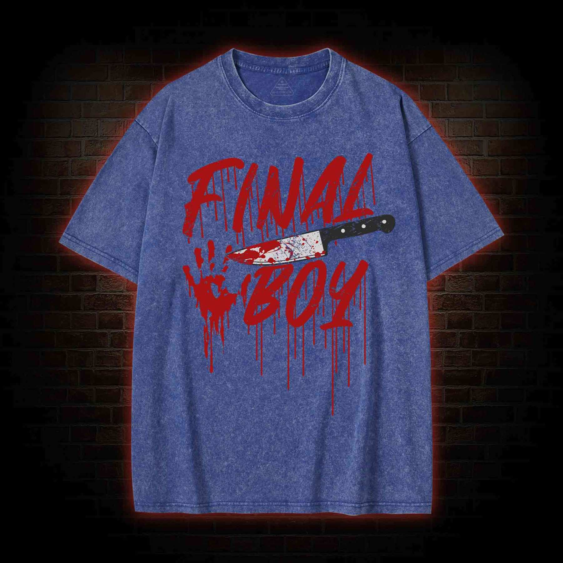 Final Boy&Girl Washed T-shirt
