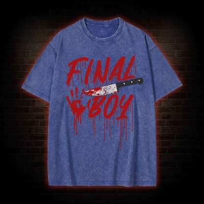 Final Boy&Girl Washed T-shirt