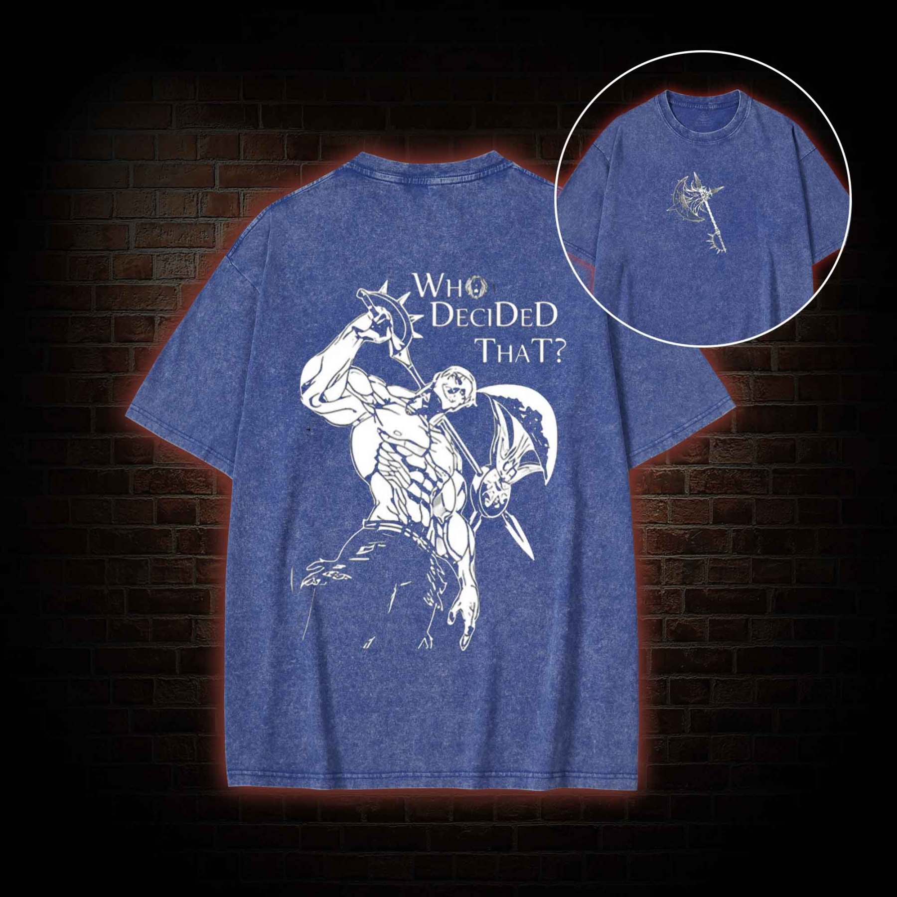 Who Decided that Washed T-shirt