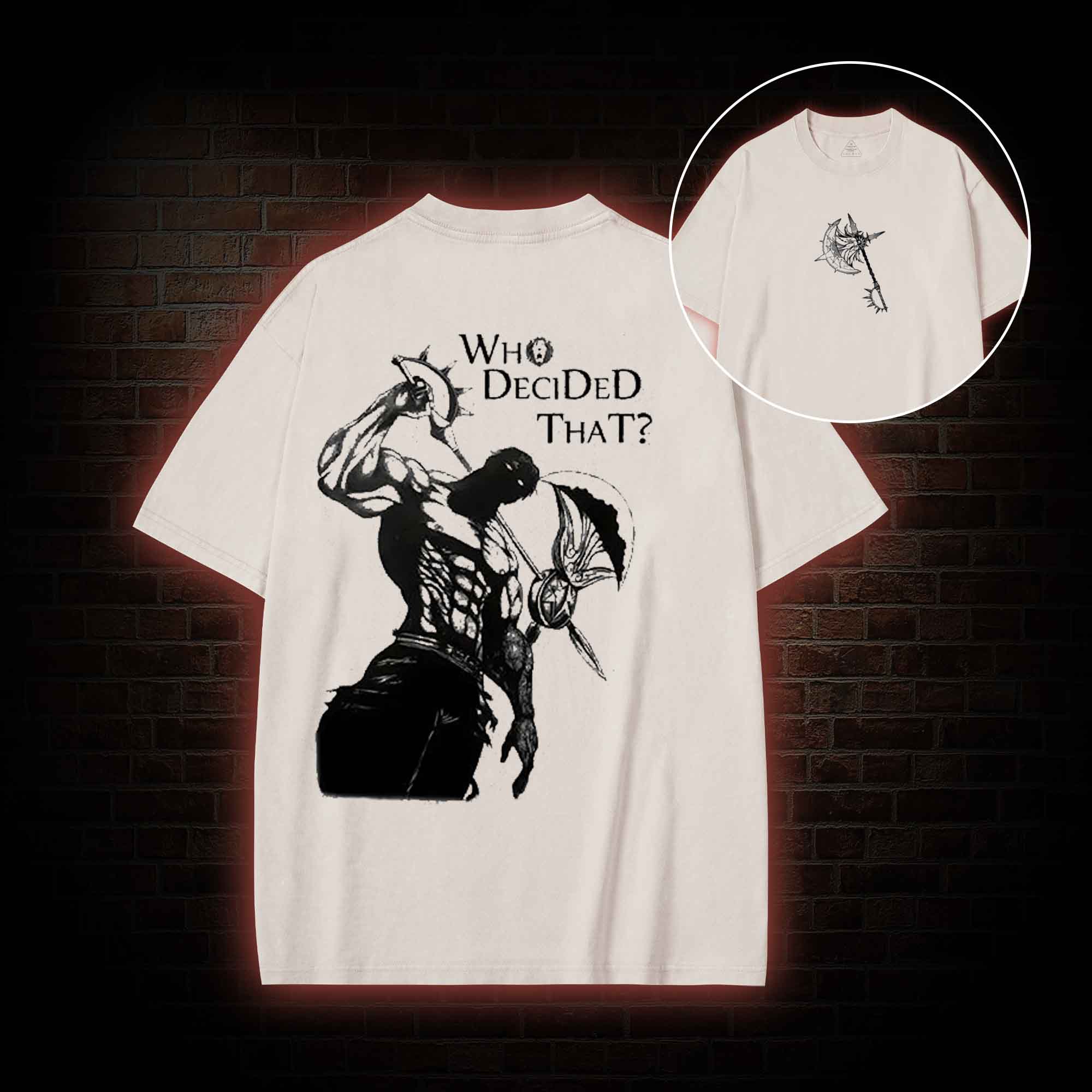 Who Decided that Washed T-shirt