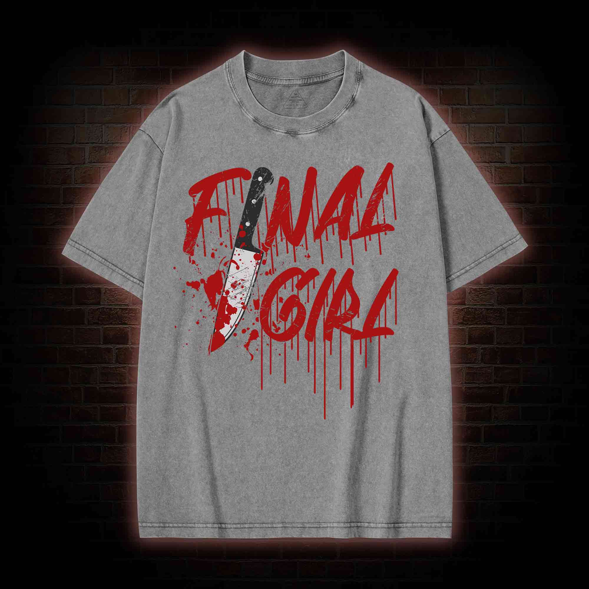 Final Boy&Girl Washed T-shirt