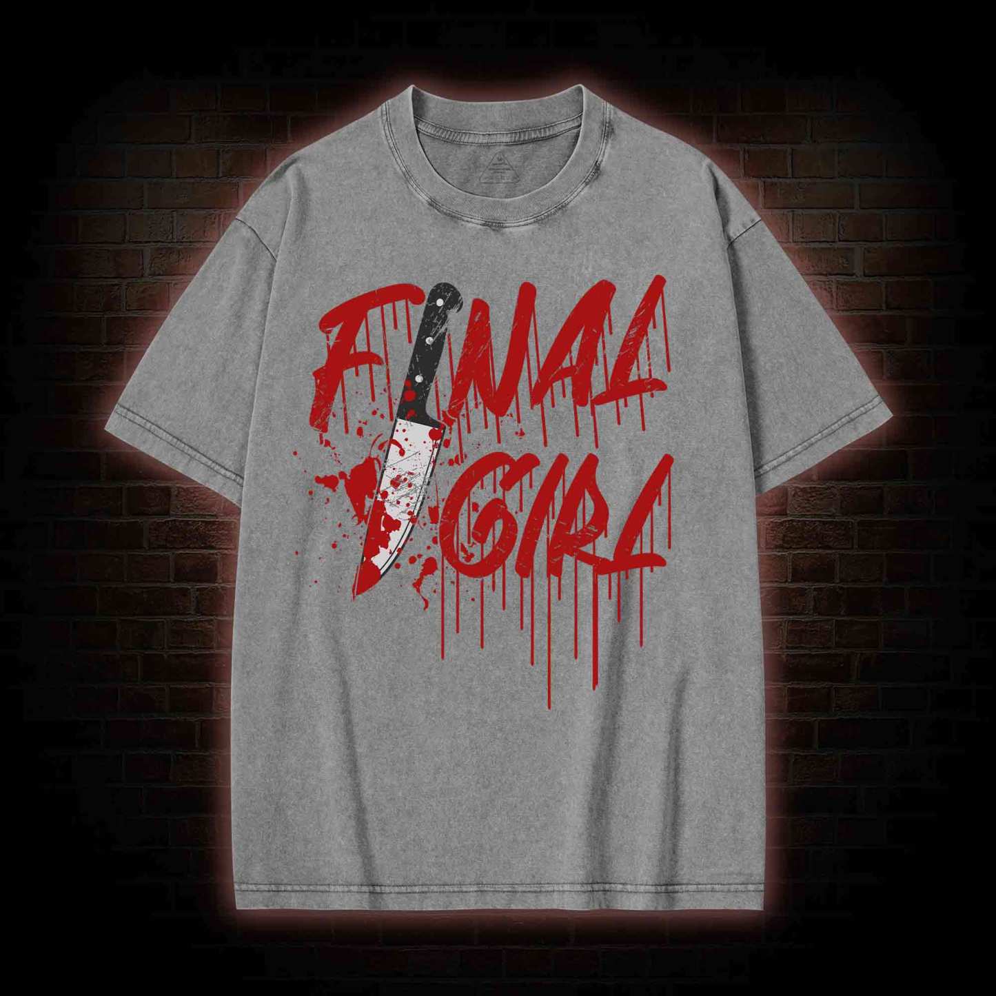 Final Boy&Girl Washed T-shirt