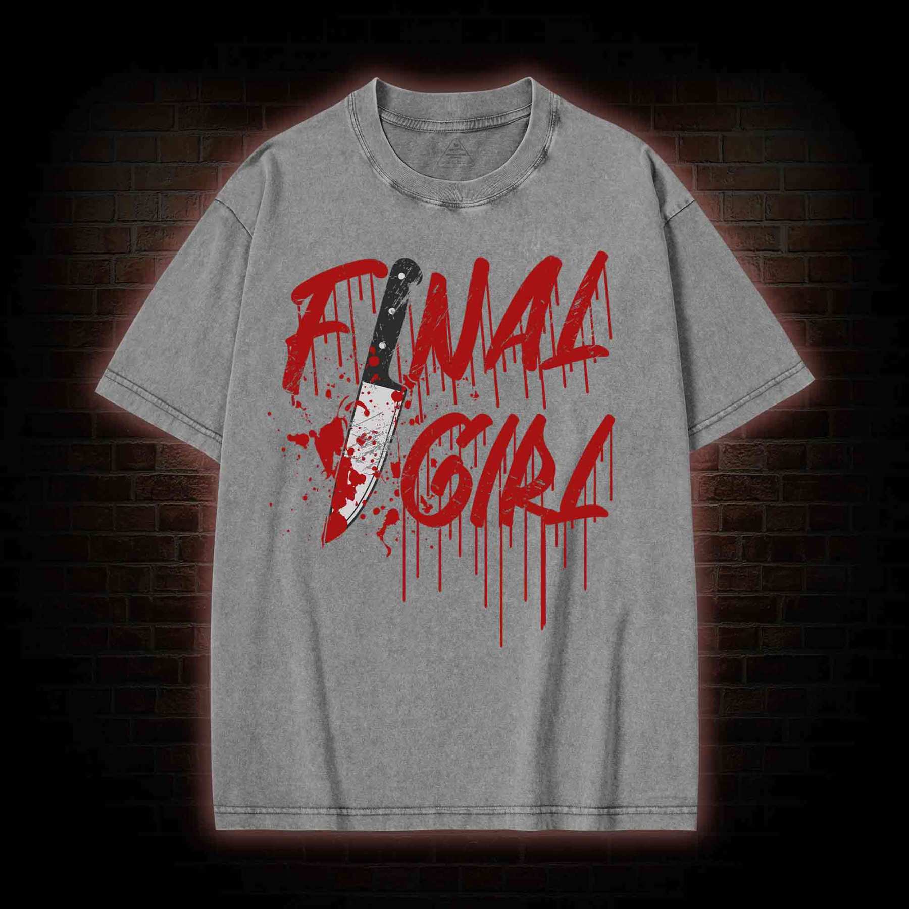 Final Boy&Girl Washed T-shirt