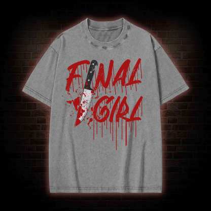 Final Boy&Girl Washed T-shirt