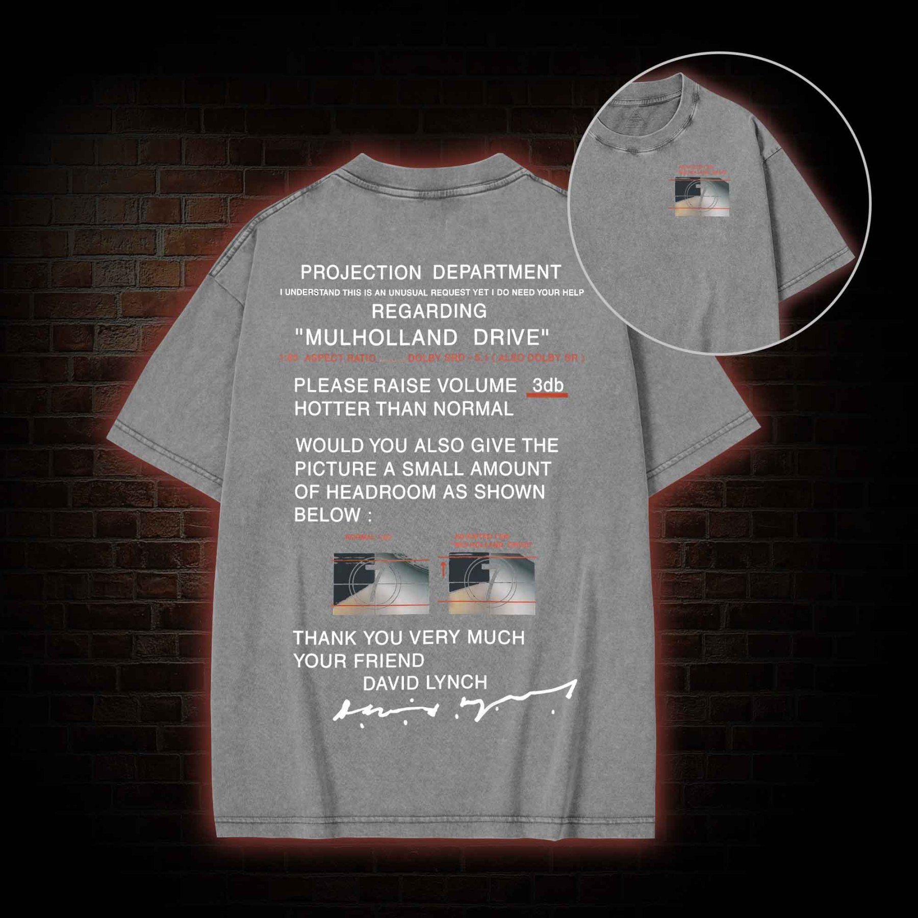 It’ll be Just Like in the Movies Washed T-shirt