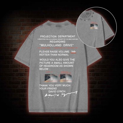 It’ll be Just Like in the Movies Washed T-shirt