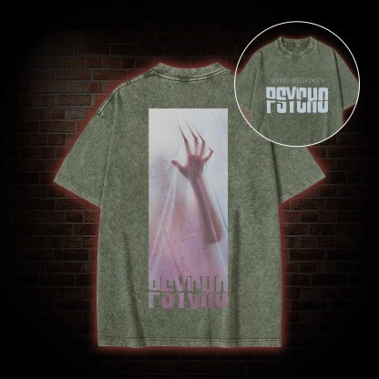 Alfred Hitchcock's Psycho Washed T-shirt