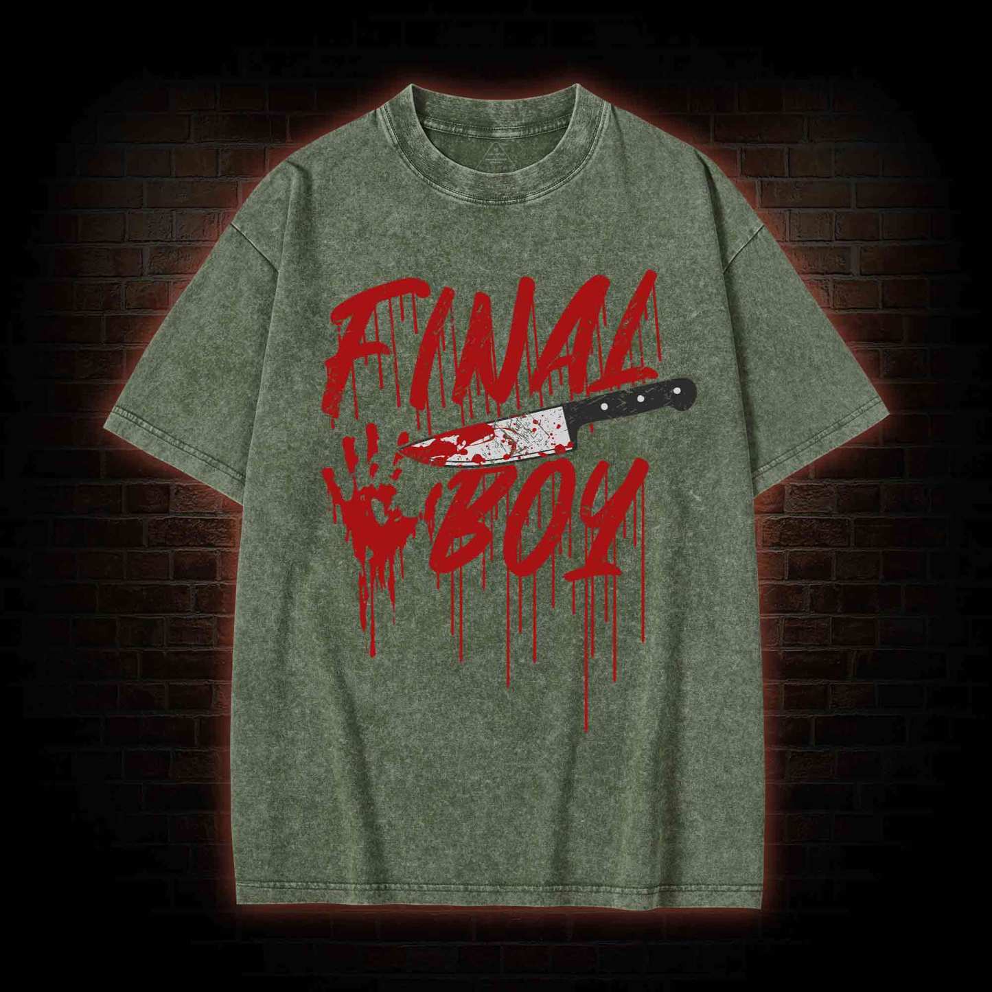 Final Boy&Girl Washed T-shirt