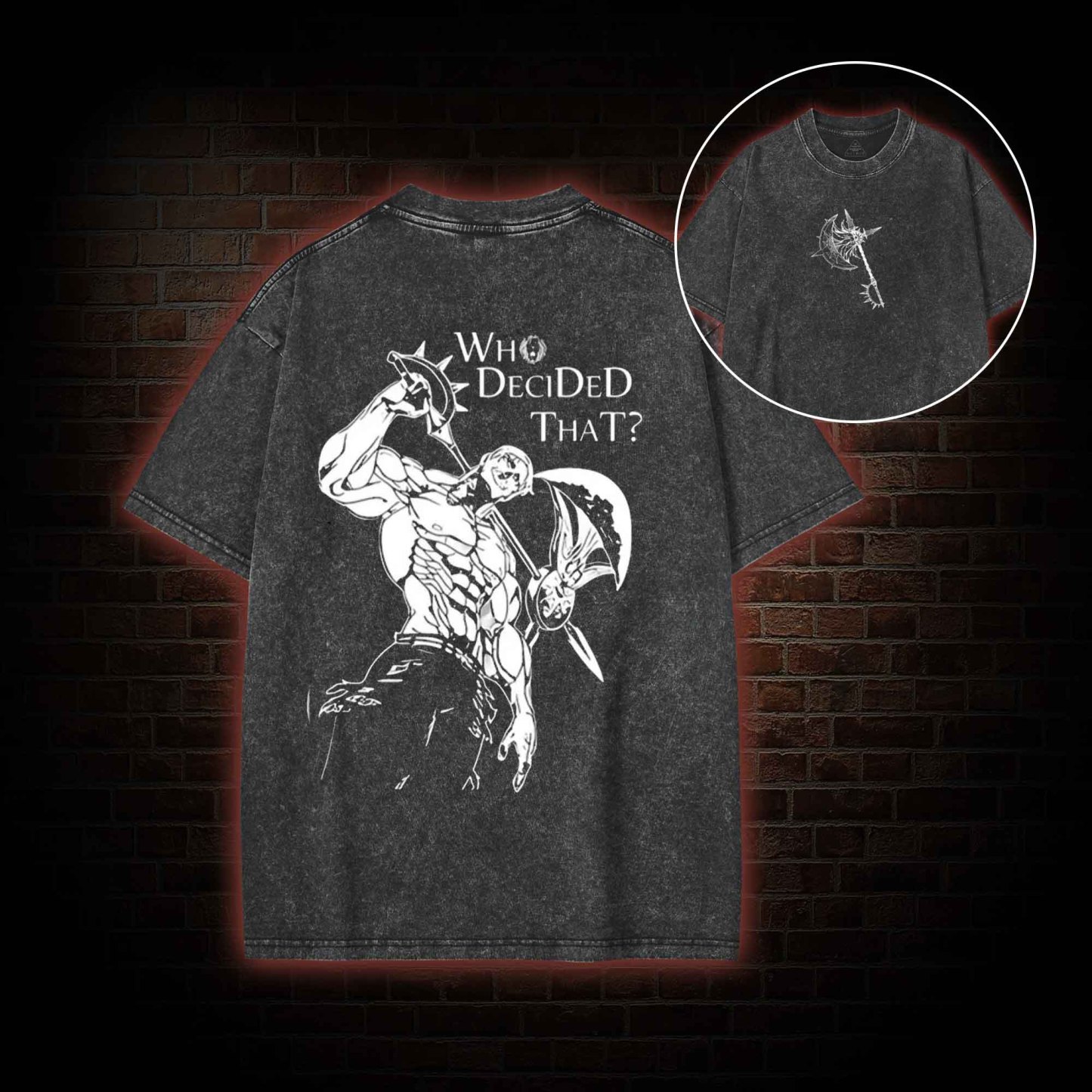 Who Decided that Washed T-shirt