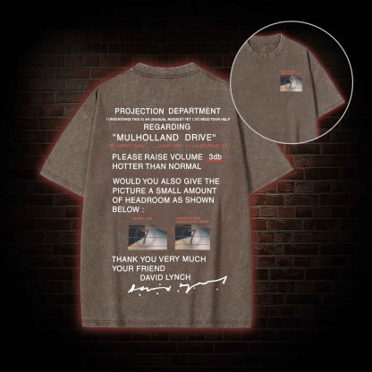 It’ll be Just Like in the Movies Washed T-shirt