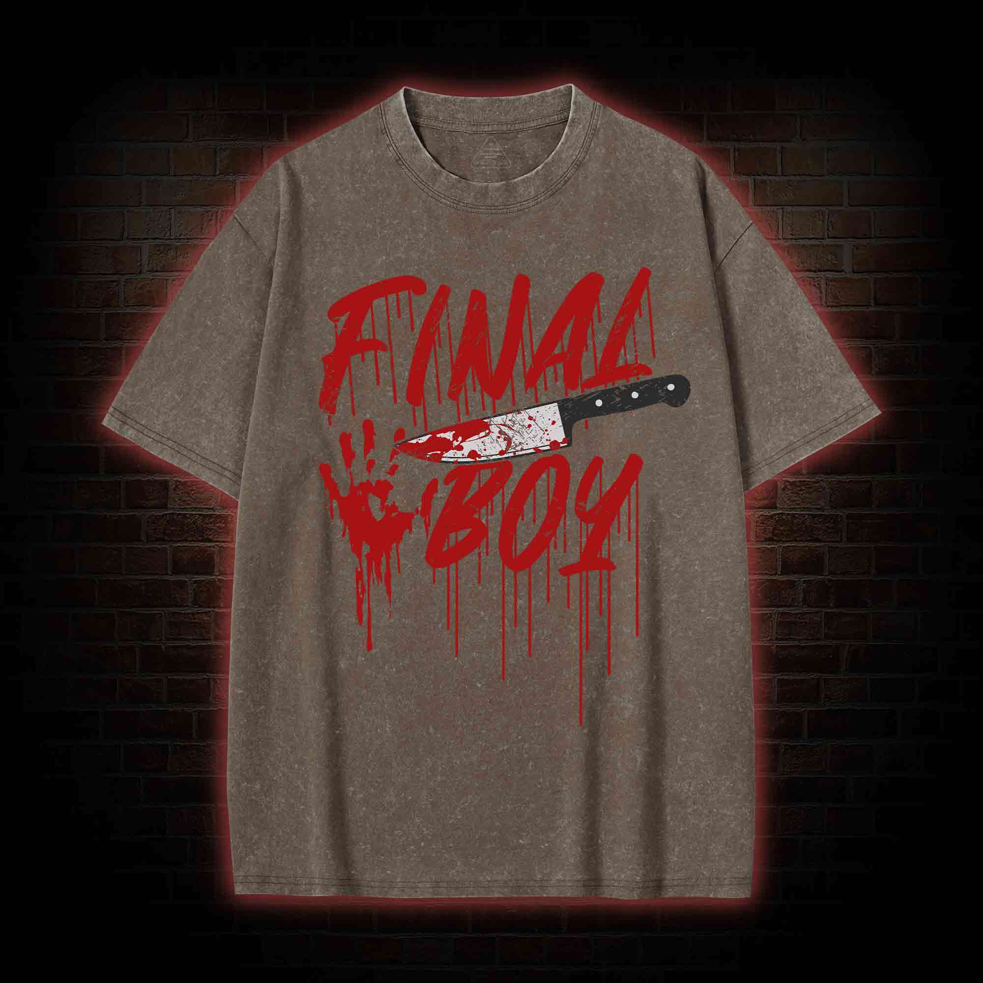 Final Boy&Girl Washed T-shirt