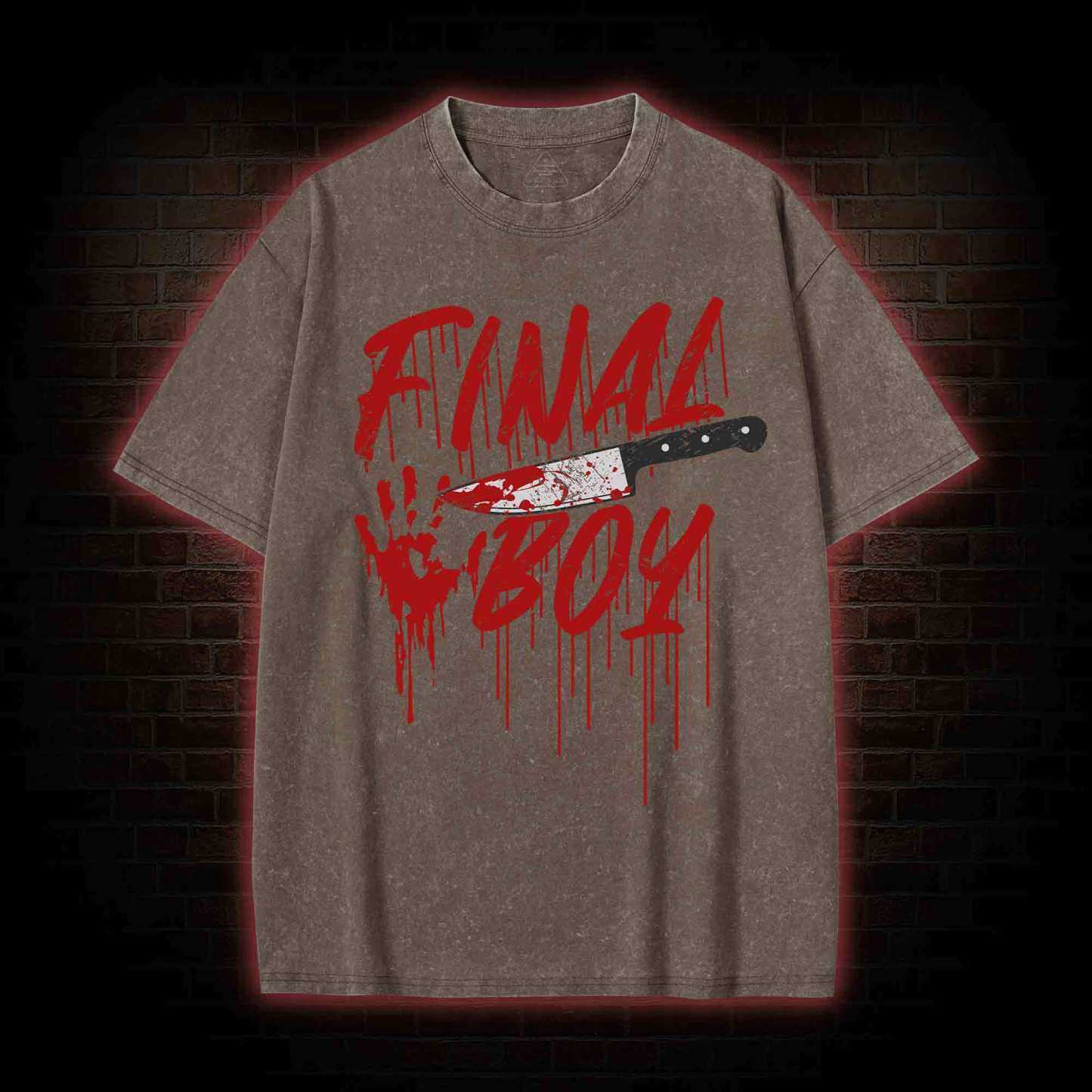 Final Boy&Girl Washed T-shirt