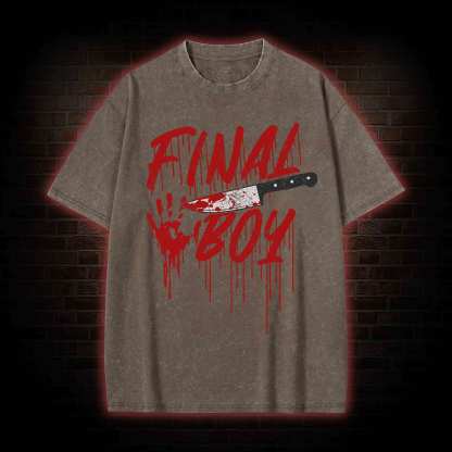 Final Boy&Girl Washed T-shirt