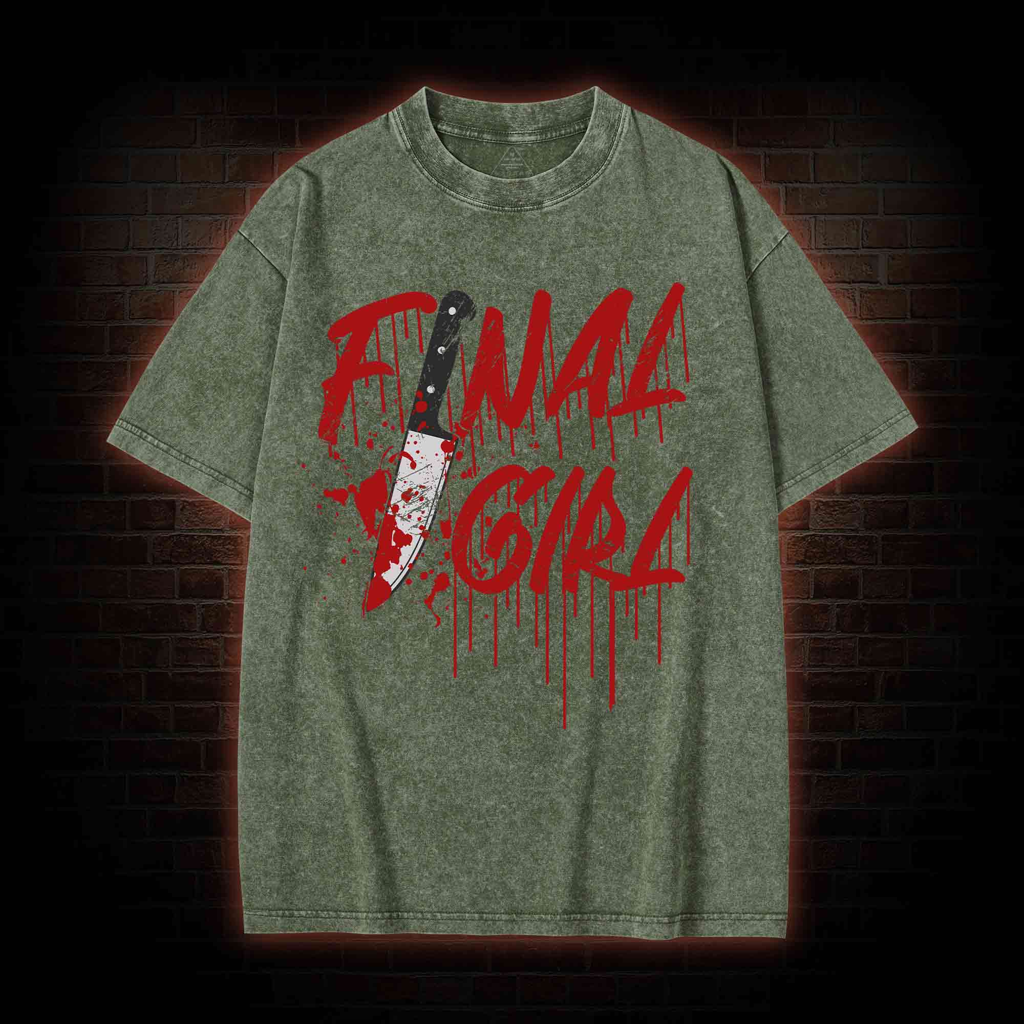 Final Boy&Girl Washed T-shirt