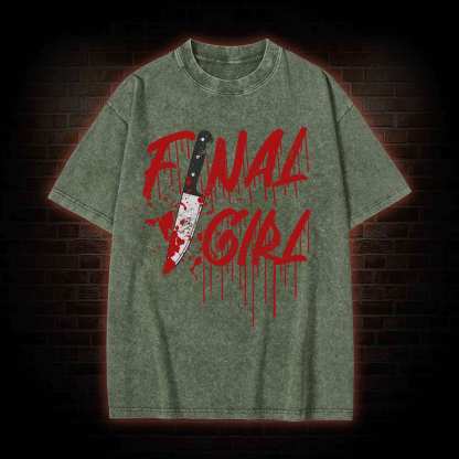 Final Boy&Girl Washed T-shirt